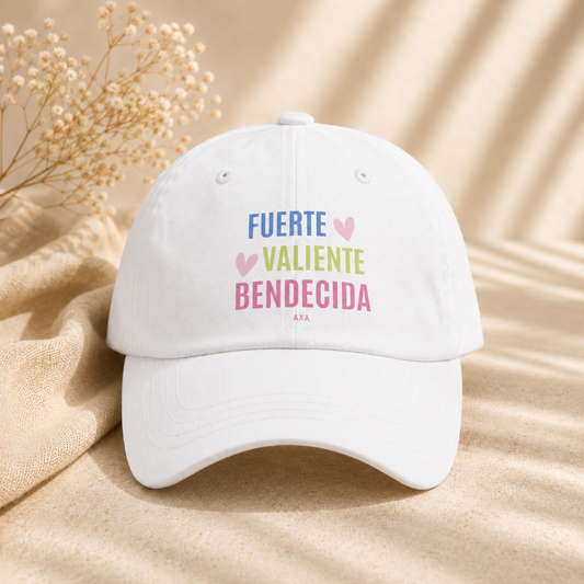 Fuerte, valiente y bendecida Gorra