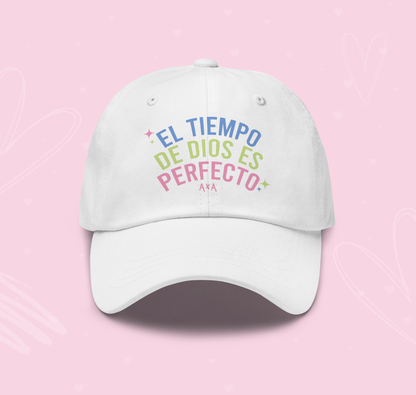 El tiempo de Dios es perfecto Gorra