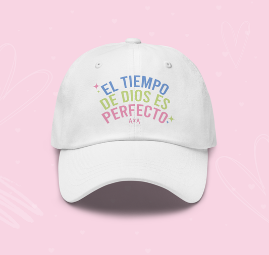 El tiempo de Dios es perfecto Gorra