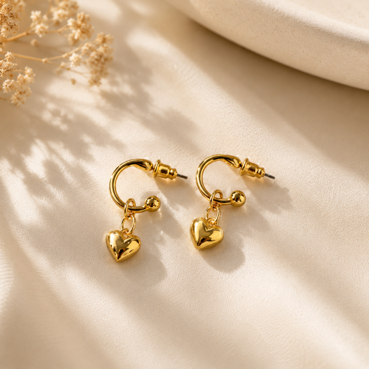 Aretes Alaïa - Dorados