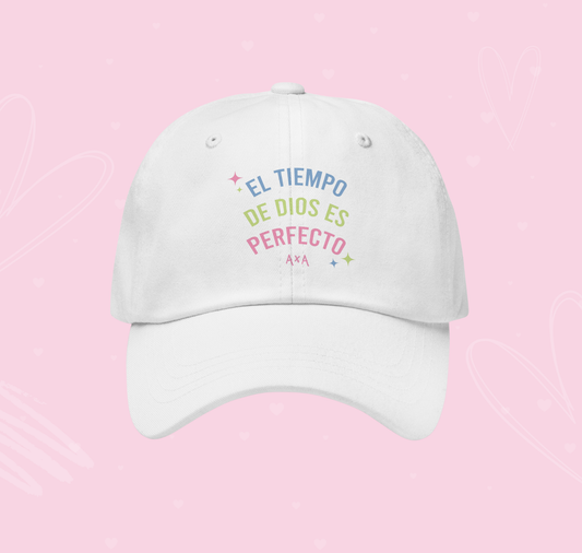 El tiempo de Dios es perfecto Gorra